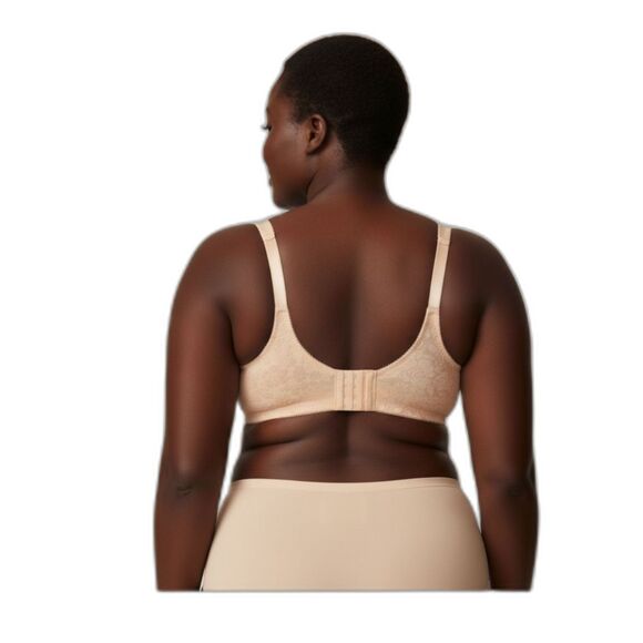 Bali Wirefree Double Support Bra 42C Porcelain - Picture 3 of 7